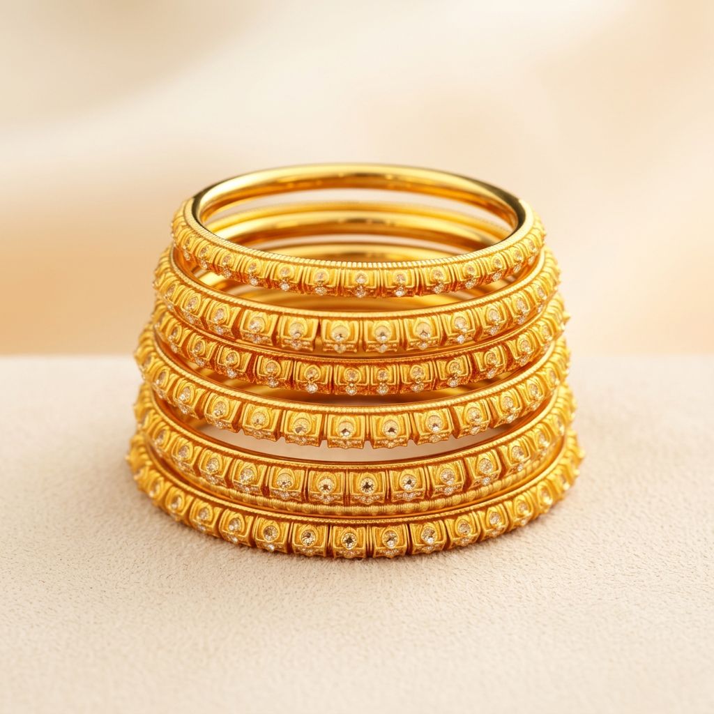 Hallmarked Bangle Stack