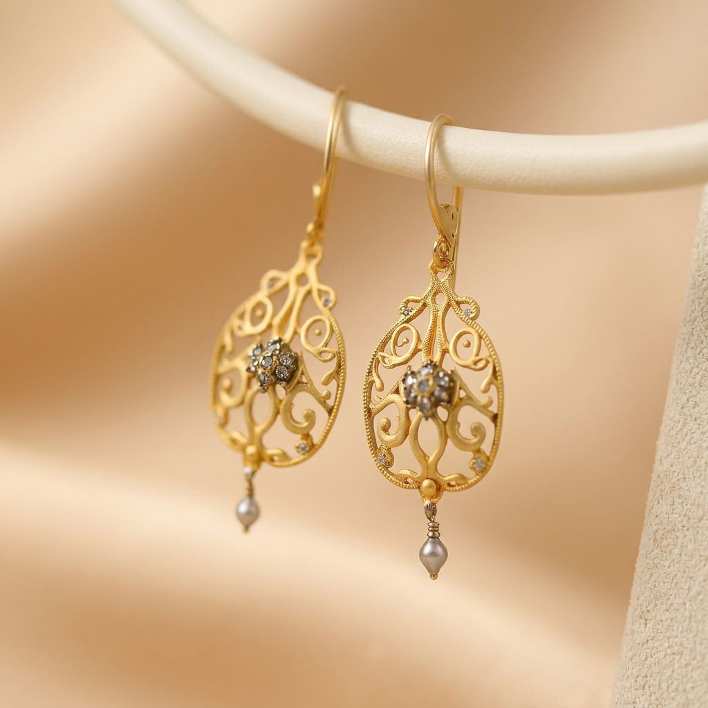 Filigree Chandelier Earrings