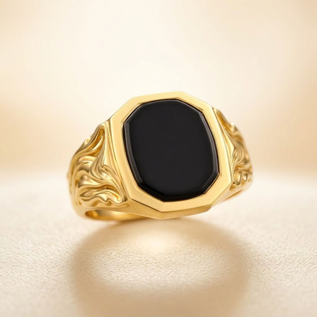 Onyx Signet Ring
